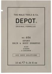 Depot Sampon pentru par si corp Depot 600 Body Solutions No. 606 Sport, 10ml - Barbati (8032274086987)