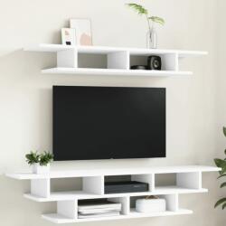 vidaXL fehér szerelt fa falra szerelhető TV-bútorok (840730) - vidaxl