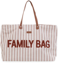 Childhome Geanta Childhome Family Bag Nude Alb (CH-CWFBSTNR)