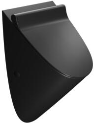 Sapho GSI COMMUNITY piszoár, könnyített lyukakkal fedél számára, 31x54, 5cm, matt fekete (769626) (769626)