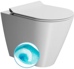 SAPHO GSI KUBE X SWIRLFLUSH álló WC, 36x55cm, dual-matt fehér (941009) (941009)