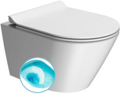 SAPHO GSI KUBE X SWIRLFLUSH fali WC, 36x50cm, dual-matt fehér (941609) (941609)