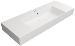 SAPHO GSI KUBE X kerámiamosdó, 120x47cm, matt fehér (9452109) (9452109)