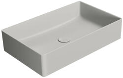 SAPHO GSI KUBE X kerámiamosdó, 60x37cm, matt cement (945317) (945317)