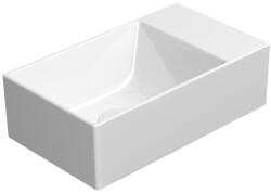 SAPHO GSI KUBE X kerámiamosdó, 40x23cm, rektifikált, furat nélkül, ExtraGlaze (94849011) (94849011)