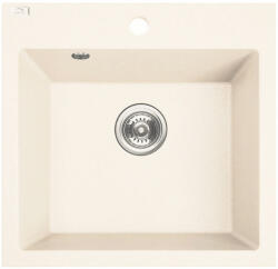 Laveo SBA_J10T - LAVEO Alena 50 egymedencés gránit mosogató 490X490 jázmin (SBA_J10T)