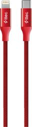 Ttec Кабел ttec, AlumiCable, Type-c - Lightning, Fast Charging Cable, 150cm, Червен