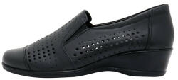 Nicolis Pantofi dama, Nicolis, 13953-Negru, casual, piele naturala, cu talpa joasa, negru (Marime: 36)