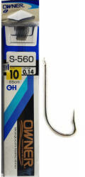 Owner Hooks 50560 Furansu 18 Lapkás, Szakállas Előkötött Pontyozó Horog 10db (56916-018)