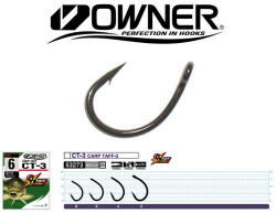 Owner Hooks Carp CT-3 53273 2 Szakállas, Füles Bojlis Horog 6db (53273-002)