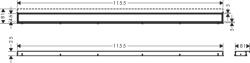 Hansgrohe Hg. 56042670 RainDrainFlex zuh. színk. 120c
