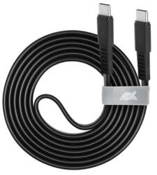 RIVACASE USB kábel, USB-C - USB-C, 1, 2 m, RIVACASE "PS6005", fekete (4260403579473) - eztkapdki