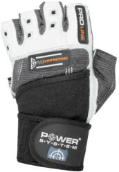 Power System Wrist Wrap Gloves No Compromise PS 2700 1 pair - white-grey, L
