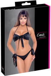 Cottelli Collection - bikini fazonú melltartó szett (fekete) (22140161111) - sexshopcenter