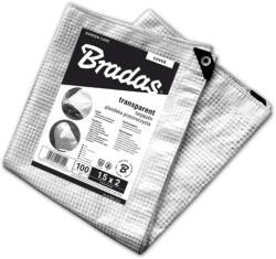 Bradas megerősített átlátszó ponyva 100gr 3x3m (PLC1003/3) - locsolotomlobolt