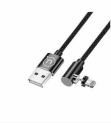 USAMS USB Lightning Apple kábel 1m Mágneses/Fekete Usams SJ444B