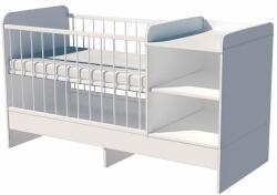  Lili Uno 3in1 baba kombi kiságy 120×70 cm ágyneműtartó nélkül - Fehér