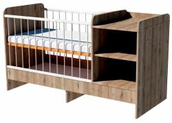  Lili Uno 3in1 baba kombi kiságy 120×60 cm ágyneműtartó nélkül - Gesztenye