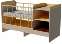  Lili Trio 3in1 baba kombi kiságy 120×60 cm ágyneműtartó nélkül - világos sonoma/bézs/mokka