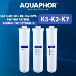 Geyser Set cartuse de rezerva K5 K2 K7 pentru filtrul Aquaphor Crystal A Filtru de apa bucatarie si accesorii