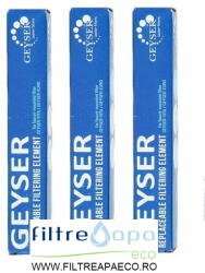 Geyser Cartușe de filtrare pentru robinet Cartus Aragon pentru filtru Geyser Euro 3 bucati Filtru de apa bucatarie si accesorii