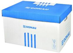 DONAU Archiváló konténer DONAU tetővel 545x363x317 mm kék - papiriroszerplaza