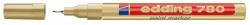 edding Marker cu vopsea, varf 0.8 mm, auriu, EDDING 780 (ED78053)
