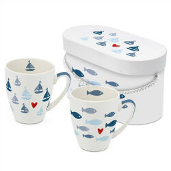 PPD Porcelánbögre 0, 35l dobozban 2db-os, Seaside