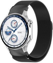  MILANESE Fém szíj a OnePlus Watch 3 / Watch 2 fekete