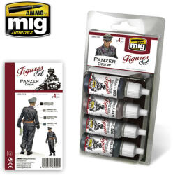 AMMO by MIG Jimenez AMMO Panzer Crew Figures Set 4 x 17 ml (A. MIG-7024)