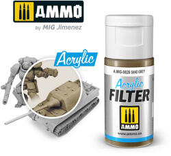 AMMO by MIG Jimenez AMMO ACRYLIC FILTER Sand Grey 15 ml (A. MIG-0828)
