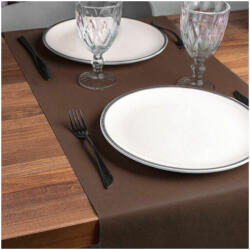 Mapelor Airspun víztaszító nemszőtt textil asztali futó 40 cm x 48 m - barna