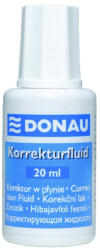 DONAU Hibajavító folyadék DONAU ecsetes oldószeres 20 ml (U7615001-99) - decool