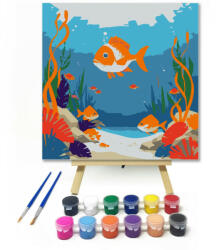  Tengeri barangolás - gyerek számfestő készlet