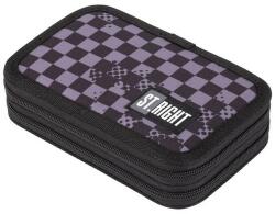 St. Majewski Penar echipat 2 fermoare, Majewski, Gama St. Right, Colectia Chessboard Crush 2024, PC-04, 21x12.5x4.5 cm (5903235666995) Penar
