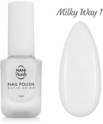 Naní lac de unghii Super Shine 10 ml - Milky Way