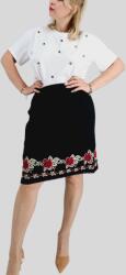 Ie Traditionala Tricou Dama Diva Alb