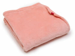 KidsDecor Paturica pufoasa de plus roz, din polyester 100x120 cm Lenjerii de pat bebelusi‎, patura bebelusi