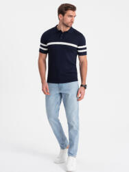 Ombre Clothing Polo Tricou Ombre Clothing | Albastru | Bărbați | M - bibloo - 155,00 RON