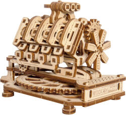 Wooden City Puzzle 3D Mecanic, Motor V8, 200 piese (WR316)