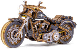 Wooden City Puzzle 3D Mecanic, Motocicleta Cruiser V-Twin, 168 piese (LE-002)