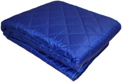 Somnart Patura cocolino picnic impermeabila 3 straturi, PolarTech Somnart, 150x200, albastru + gri inchis (PATURA.MPR.000.200X150.01) Patura