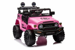 Amr Toys Shop Masinuta electrica pentru copii Toyota FJ Moro 4x4, 12V, roti EVA camouflage (Toyota Moro pink)