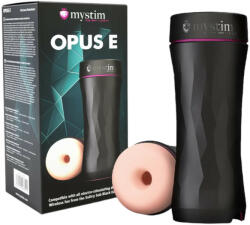 mystim Opus E Donut - електро мастурбатор (естествено-черен) - lovesexshop