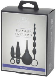 Fifty Shades of Grey - анален комплект 4 в 1 - черен - lovesexshop