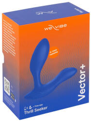 WE-VIBE Vector+ - Анален вибратор с управление чрез приложение (син)