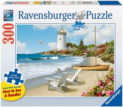 Ravensburger Jucarie Puzzle Ravensburger, Plaja, 300 piese, Multicolor