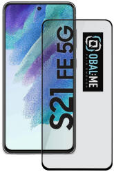 OBAL: ME Folie de protectie telefon din sticla OBAL: ME, 5D pentru Samsung Galaxy S21 FE 5G, Negru
