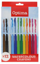 Optima Zsírkréta OPTIMA kerek 12 színű (100139) - robbitairodaszer