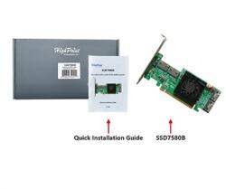 High Point PCIe 4.0 x16 / 8x U. 2 Ports NVMe RAID Host Controller (SSD7580B)